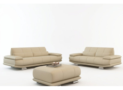 Canapé Canapé Tissu 3 Places Ensembles de Canapés en Cuir Sièges Design