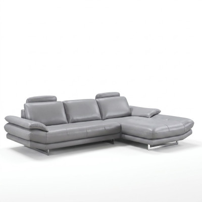 Canapé en cuir Canapé Canapé d'angle Canapé d'angle Suite d'angle Design Canapé moderne 1508