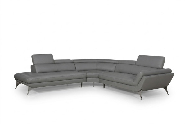 Canapé en cuir Canapé Canapé d'angle Canapé d'angle Suite de coins Design Canapé moderne 1541