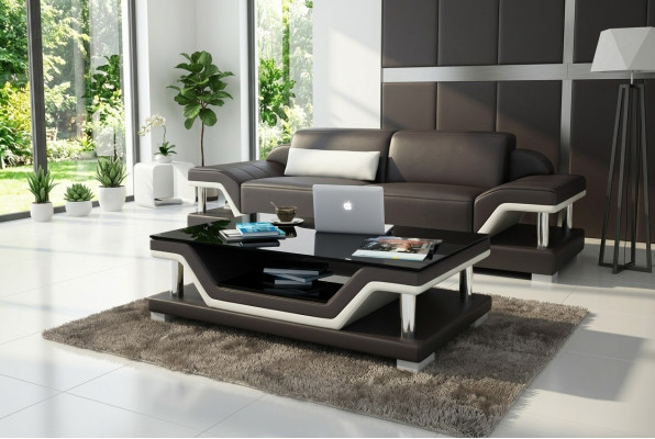 Table basse en verre Table basse Tables basses Table en verre Table de designer Table d'appoint CT9003