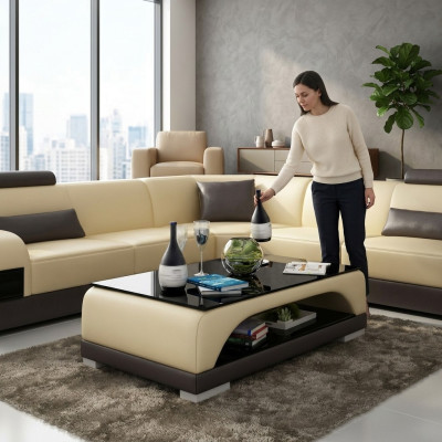 Table basse Table à café Tables basses Table en verre Table Designer Table d'appoint CT9005