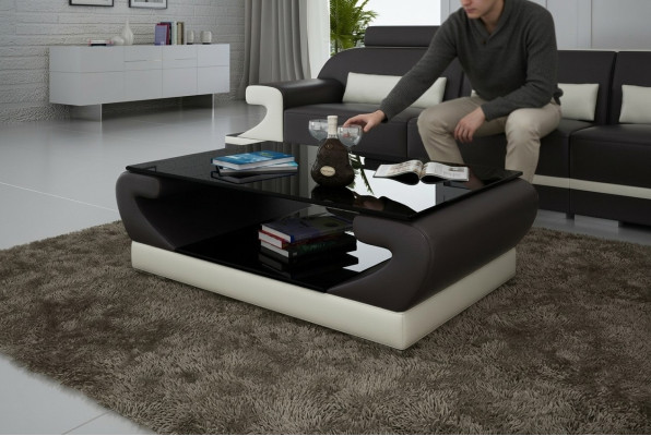 Table basse Table d'appoint CT9006 Table Table basse Table en verre Designer