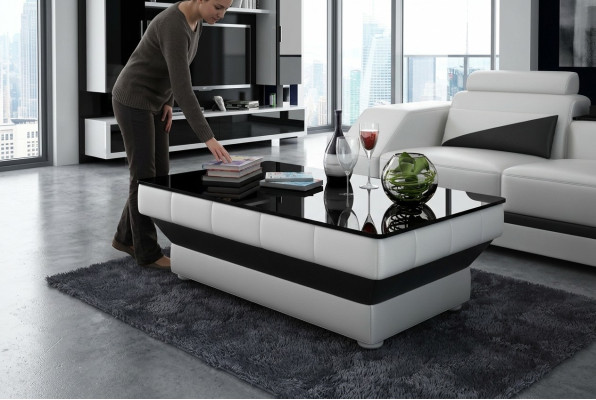 Table basse sécurisée pour enfants table basse tables basses table en verre table d'appoint