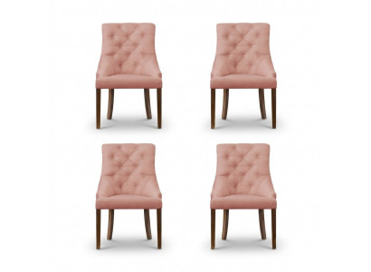 4x Fauteuil Club Chesterfield Lounge avec siège rembourré Chaises Fauteuils Suite Lehn