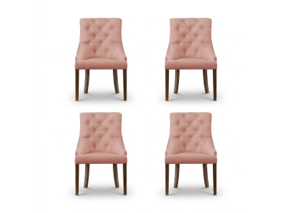 4x Fauteuil Club Chesterfield Lounge avec siège rembourré Chaises Fauteuils Suite Lehn