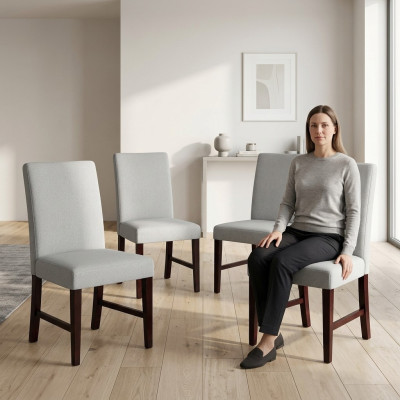 4x Chaises Chaise Rembourrage Design Lounge Club Siège Lehn Suite Fauteuil neuf