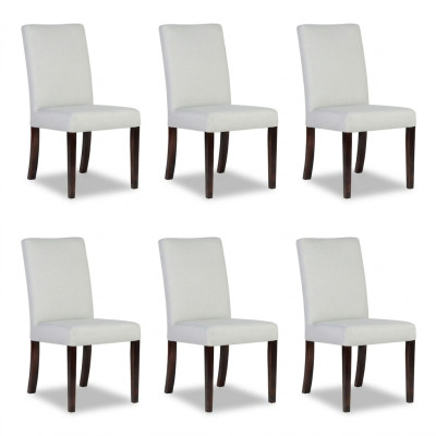 6x Chaises Chaise Rembourrage Design Lounge Club Siège Suite Fauteuil neuf