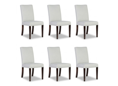 6x Chaises Chaise Rembourrage Design Lounge Club Siège Suite Fauteuil neuf