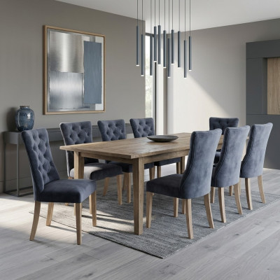 8x Chaises Fauteuil Rembourrage Design Chesterfield Ensemble Fauteuil Complet