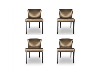 4x Chaises Chaise Rembourrage Design Ensemble Lehn Fauteuil Complet Moderne Set neuf