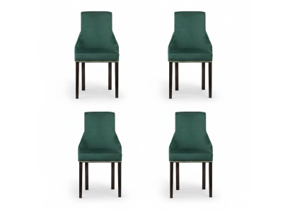 4x Chaises de siège rembourrées design Voir la suite de fauteuils Club fauteuil de salon assorti