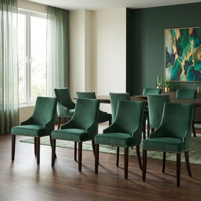 8x Chaises de siège rembourrées de design - Voir la suite de fauteuils, d'accoudoir et de club de salon.