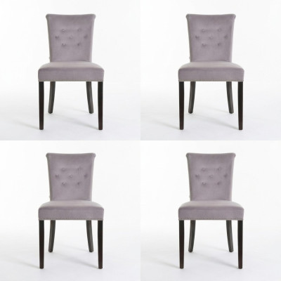 4x Chaises rembourrées de design Ensemble de canapé fauteuil Club moderne