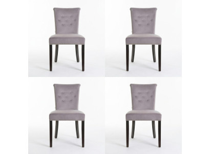 4x Chaises rembourrées de design Ensemble de canapé fauteuil Club moderne