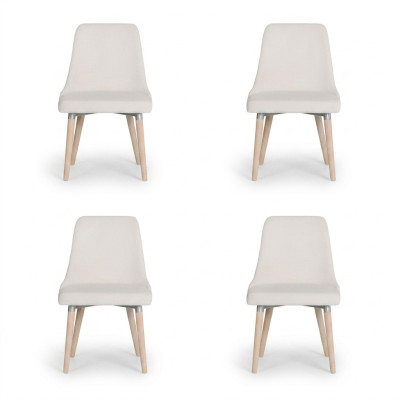 4x Sièges tapissés design Chaises Chaise Voir Suite Lounge Fauteuil Club Ensemble