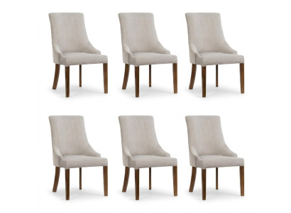 6x Ensemble de chaises rembourrées de designer, chaises complètes de suite de sièges inclinables Lounge Club neuf