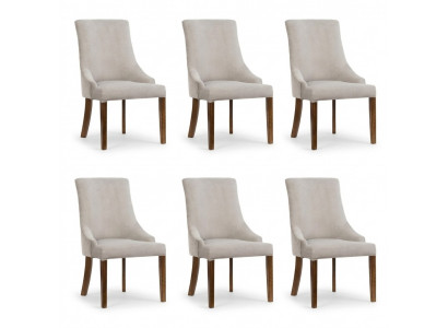 6x Ensemble de chaises rembourrées de designer, chaises complètes de suite de sièges inclinables Lounge Club neuf