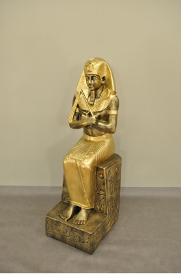Statue de Pharaon égyptien Sculpture Figurines Sculptures Décoration Figure décorative de 117 cm