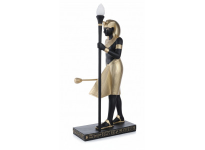 lampe sur pied sculpture figure lampes luminaire Egypte statue figures sculptures 2876
