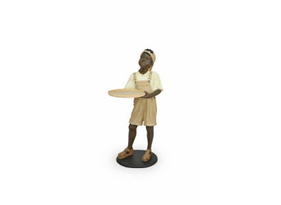 Stand de stockage Cartes Boissons Chiffre Chiffres Statue Garçon Gastronomie Sculpture