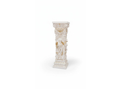 Conception de colonne avec Amorette 100 cm figures colonne base fleurs se tiennent statue nouveau
