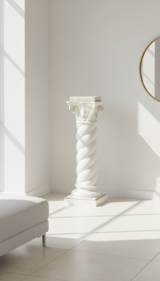 Colonnes de décoration en style marbre statues sculpté support sculpture colonnes décoration 1015