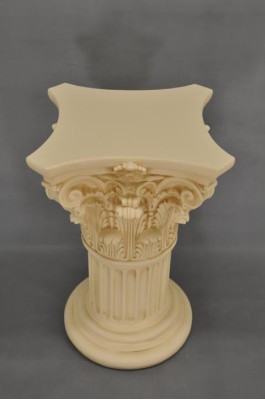 Colonne de Méduse colonnes romaines Sculpture en marbre Figurine Décoration Support 1021