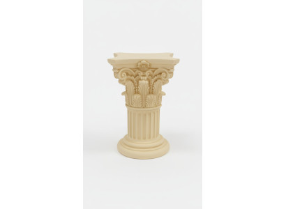 Colonne de Méduse colonnes romaines Sculpture en marbre Figurine Décoration Support 1021