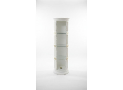 Vitrine bar étagère d'angle en verre amphore vase à gradins colonne armoire étagère vitrine étagères