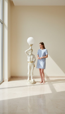 Lampe sur pied luminaire design XXL sculpture figure statue
