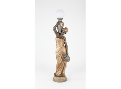 Lampe de plancher Lampe Luminaire Statue Figure Sculptures Sculpture Statues Stanlampe nouveau