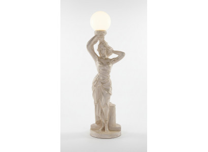 Style de lampe de sol de style antique, lampe de sol, luminaire, figurine de lampe, sculpture, design des lumières