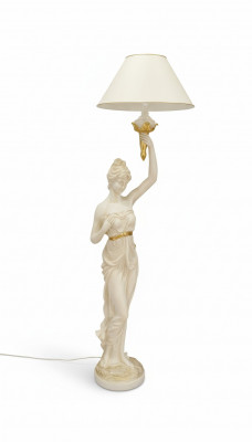 Luminaire de sol de sculpture Design XXL Lumière Statuaire Lumière de pièce 183cm