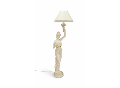 Luminaire de sol de sculpture Design XXL Lumière Statuaire Lumière de pièce 183cm