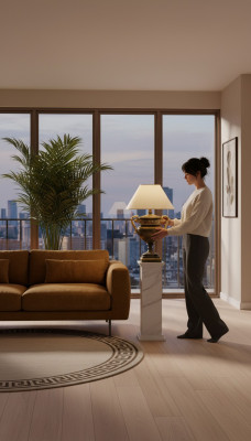 Lampe de table Medusa Luminaire Luminaire Classique Luminaires de Table XXL 84cm neuf