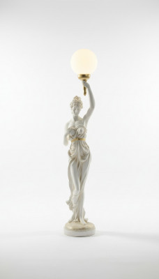 XXL Lustre sur pied de design - Lampadaire 153 cm, sculpture figurine statue