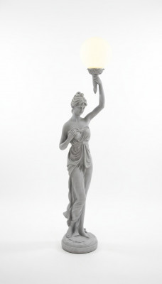 Lustre sur pied en design XXL, lampe sur pied, sculpture, figure, statue de 153cm