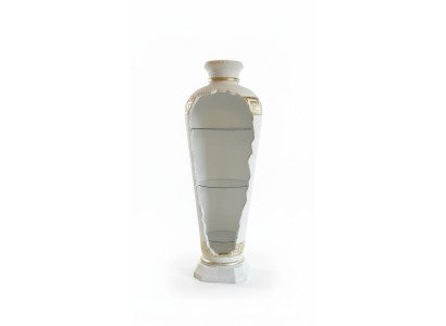 xxl Vitrine de style antique Medusa Vase de sol Bar Armoire Colonne 153cm neuf