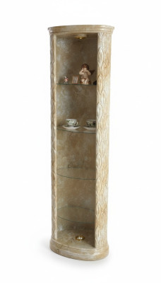 XXL Vitrine de style antique Medusa, colonne de vase de sol d'armoire de bar d'affichage de 181 cm nouveau