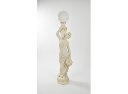 Lampe de sol sculpture figure lampes luminaire fixation Egypte statue chiffres sculptures 1680