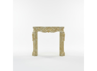 Revêtement de cheminée entourant la décoration de style marbre baroque des cheminées classiques Four