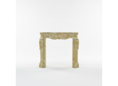 Revêtement de cheminée entourant la décoration de style marbre baroque des cheminées classiques Four