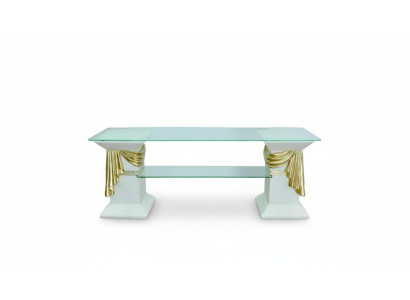 Meuble TV classique Buffet Table de télévision Tables Table TV Medusa Étagère Vitrine 1877