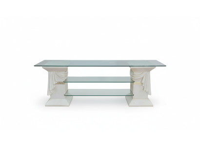 Meuble TV classique Buffet Table de télévision Tables Table de télévision Table TV Étagère Medusa Vitrine