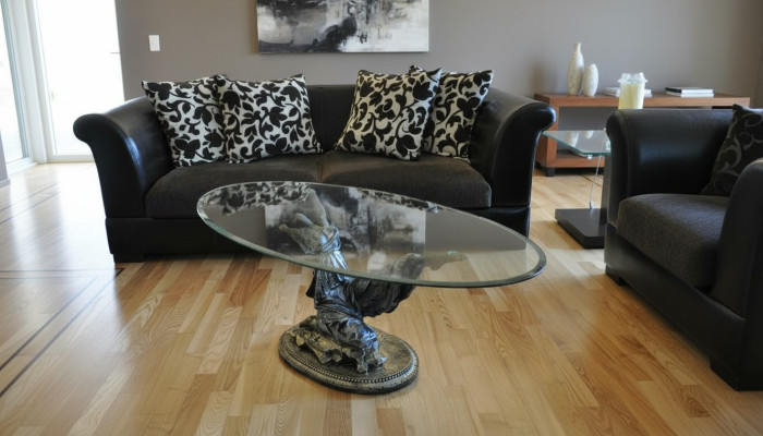 Design Table Medusa en verre Table d'appoint Tables de canapé 42 cm classique