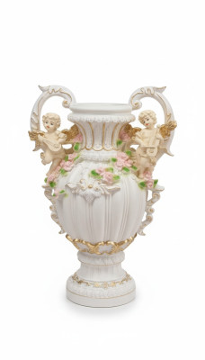 Conception Pot de fleur Décoration XXL Vase Vases Artisanat décoratif Calice Coupe 70cm