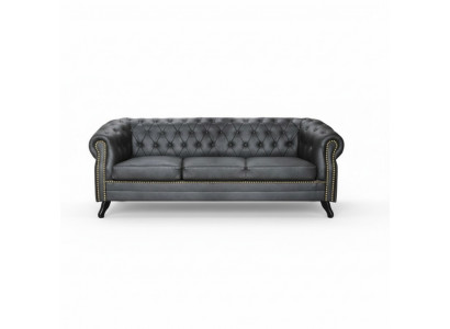 Ensemble de canapés Chesterfield Canapé 3+1+1 Ensemble de canapé Revêtement Canapés Canapés en cuir Tissu