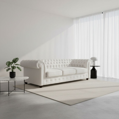 Chesterfield Ensemble de canapés Sofa 3+1+1 Set de canapés Rembourrés Canapés Canapés S1