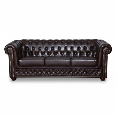 Ensemble canapé Chesterfield 3+1+1 Ensemble de canapés de canapés Chesterfield Yorki nouveau