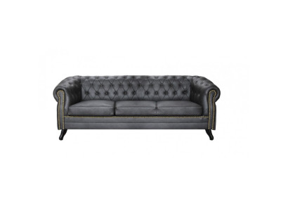 Ensemble de canapés Chesterfield canapé 3 + 1 Ensemble de revêtement de canapé Canapés Canapés en cuir